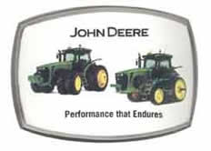 JD621 John Deere tractor pictures buckle